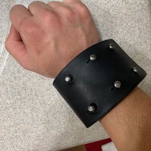 Rick Owens leather bracelet